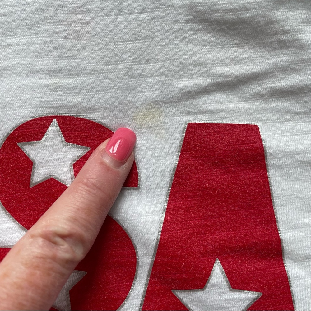 ❗️LAST DAY❗️🇺🇸 4th of JULY SHIRT “USA” Short Sleeve Hooded Tee Shirt 🇺🇸 - Picture 5 of 5